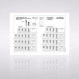 X-ray planning foil 1.25:1, for CONELOG® PROGRESSIVE-LINE implants 