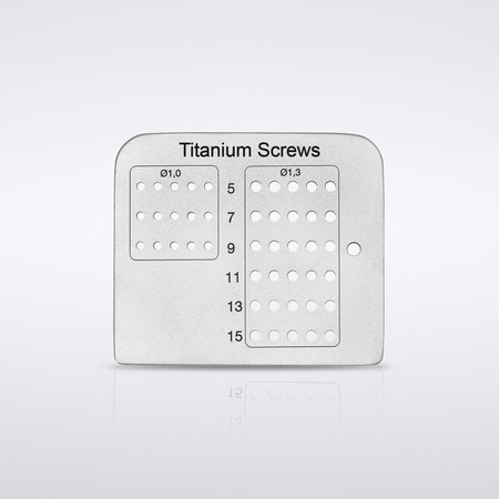 Toolbox Inlay for titanium microscrews Ø 1 / 1.3 