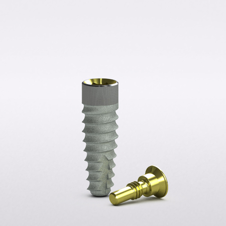 Tapered Internal Implant, RBT, Laser-Lok®, mountless Abutment 