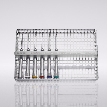 Osteotomy set CAMLOG® / CONELOG® SCREW-LINE straight concave 