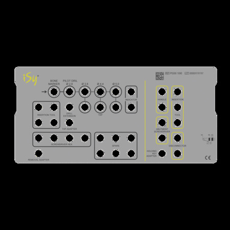 Pattern for surgery wash tray iSy® 