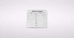 Toolbox Inlay for titanium microscrews Ø 1 / 1.3 