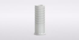 Plastic coping for Multi-unit abutment, burn-out, incl. prosthetic screw, regular, for Multi-unit abutment, blue anodized 