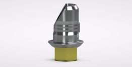 Hybrid Abutment Base, hexed, H 4.5 