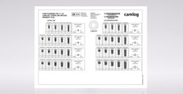 X-Ray planning foil 1.25:1, CONELOG® SCREW-LINE implants 