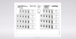 X-Ray planning foil 1.4:1, CONELOG® SCREW-LINE implants  