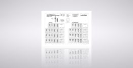 X-ray planning foil 1.4:1, for CONELOG® PROGRESSIVE-LINE implants 