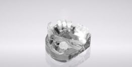 CONELOG® Demonstration model, acrylic, maxilla, 4 x SCREW-LINE, Ø 4.3 
