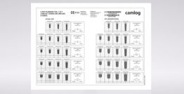 X-ray planning foil 1.25:1, for CAMLOG® SCREW-LINE implants 